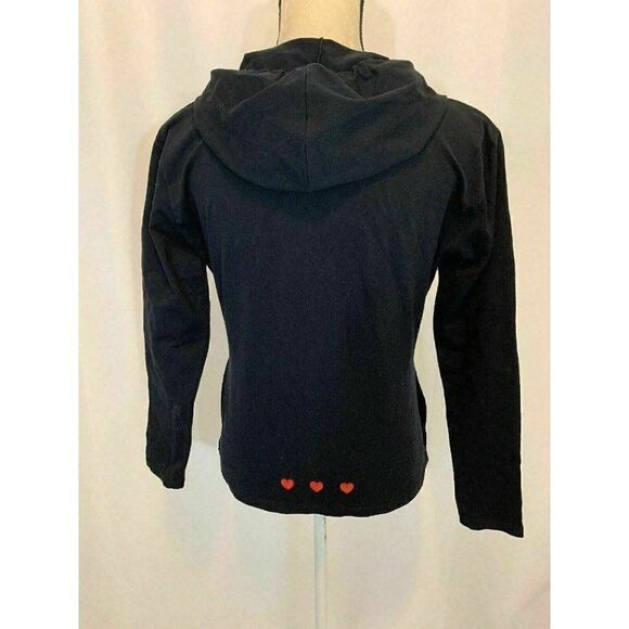 AMMA Black Zip Up Long Sleeve Athletic Jacket - Picture 4 of 7
